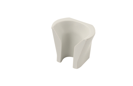 DRX11015 Handpiece Holder - Moulded Nylon Bell Mouth - Holder Replacement, Standard, Grey Ref 5962 Image